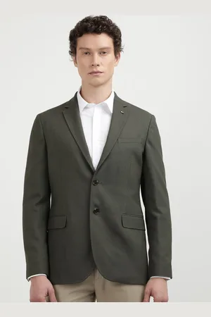 Tommy Hilfiger Self Design Hilfiger Single-Breasted Blazers
