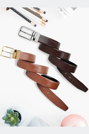 Invictus Men 2 Leather Reversible Formal Belt