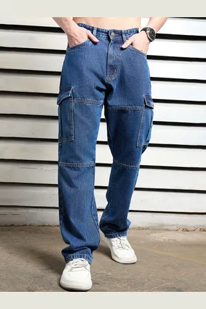 High Star Men Relaxed Fit Low-Rise Cotton Jeans