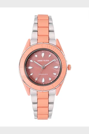 Anne Klein Women Patterned Dial & Dual-Toned Straps Analogue Watch AK3911COSV