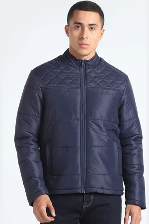 Flying Machine Men Checked Tailored Jacket with Patchwork