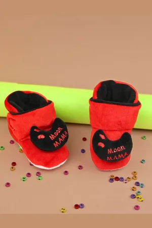 Neska Moda Unisex Kids Cotton Booties