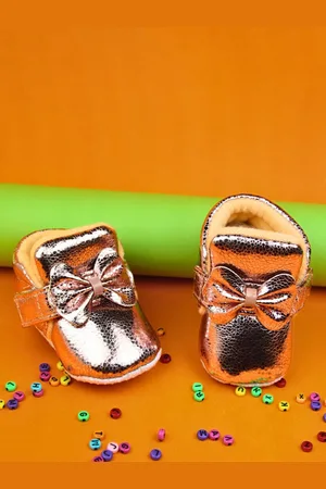 Neska Moda Girls Cotton Booties