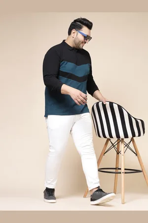 Rigo Colourblocked Polo Collar Slim Fit T-shirt