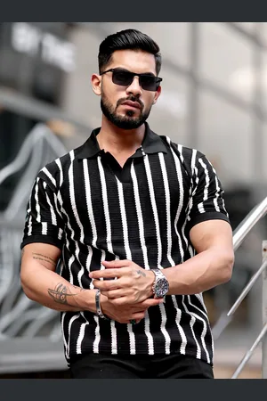Maniac Men Polo Collar T-shirt