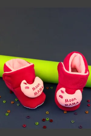 Neska Moda Unisex Kids Cotton Booties