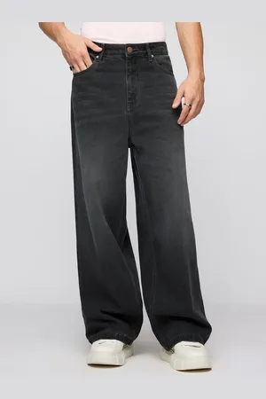 FREAKINS Men Relaxed Fit Low-Rise Light Fade Pure Cotton Jeans