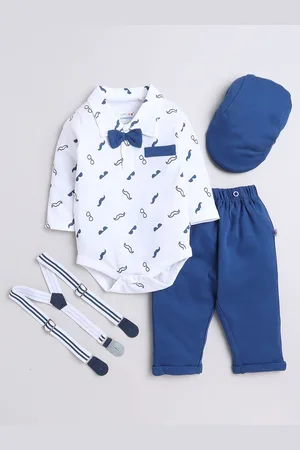 BUMZEE Boys Printed Pure Cotton Suit Set