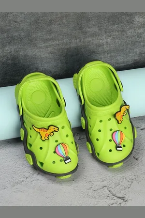 TRASE Unisex Kids Self Design Clogs