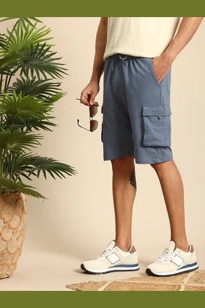 Mast & Harbour Men Knee Length Cargo Shorts