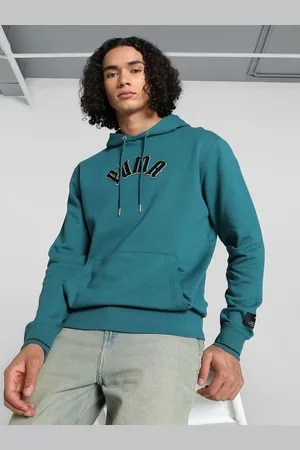 PUMA Men Classics Play.Paris. Typography Printed Hoodie