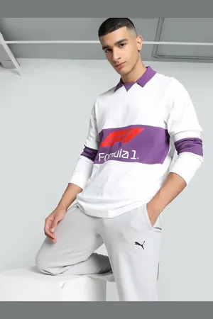 PUMA Men Typography Polo Collar T-shirt