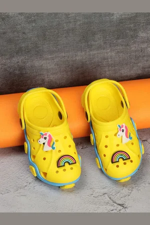 TRASE Unisex Kids Self Design Clogs