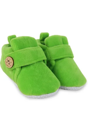 Neska Moda Unisex Kids Velvet Booties