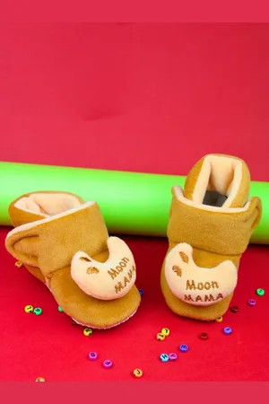 Neska Moda Unisex Kids Cotton Booties