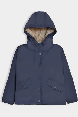 MiArcus Unisex Kids Solid Hooded Tailored Jacket