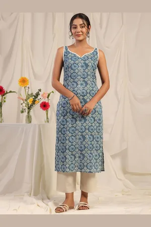 anayna Women Floral Embroidered Thread Work Kurta