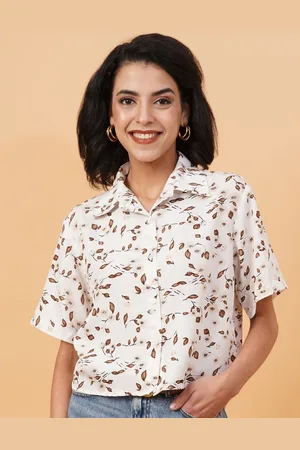 KOTTY Women Opaque Printed Casual Shirt