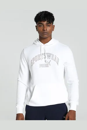 PUMA Men Logo Lab Gradient Typography Printed Hoodie