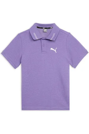 PUMA Ottoman Polo B Boys Printed Cotton Short Sleve T-Shirts