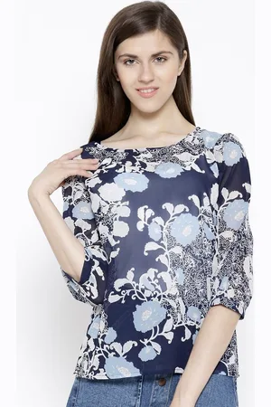 Sera Women Floral Printed Round Neck Top