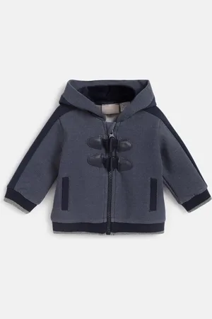 chicco Boys Checked Open Front Jacket with Embroidered