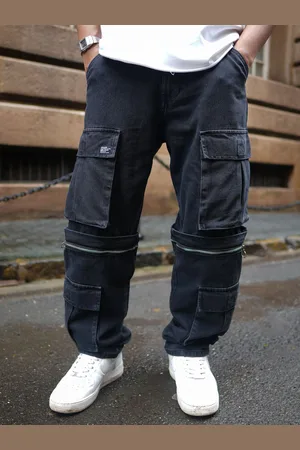 Powerlook Men Loose Fit Cargos Trousers