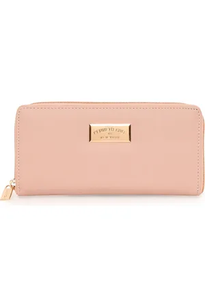 Kenneth Cole Women PU Zip Around Wallet with RFID Blocking