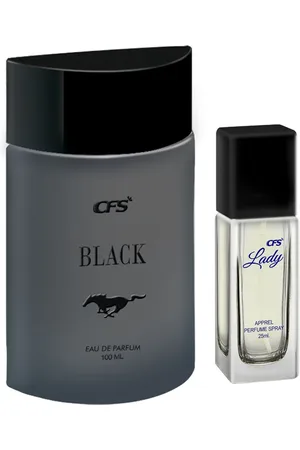CFS Black Eau De Parfum & Lady Eau De Parfum - 25ml
