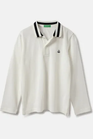 Benetton Boys Polo Collar Pure Cotton T-shirt