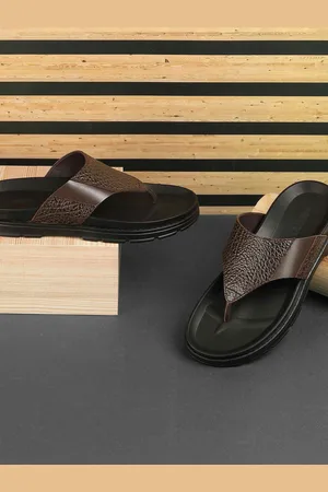 Metro Men Leather Slip-On Comfort Sandals