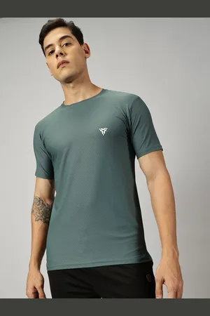 DEB Men Solid Round Neck Cotton T-Shirt