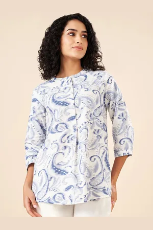 Pantaloons Women Round Neck Printed Tunic