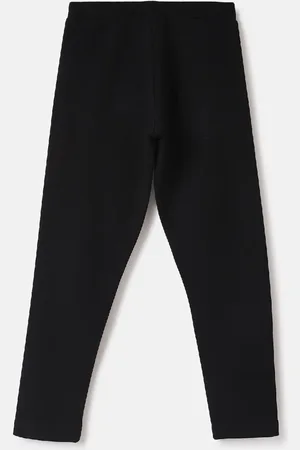 Benetton Girls Solid Regular Fit Trousers
