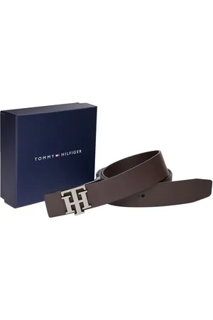Tommy Hilfiger Men Textured Leather Formal Belt