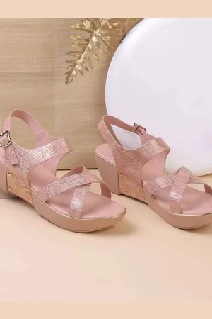 All Things Mochi Women Printed Flatform Sandals
