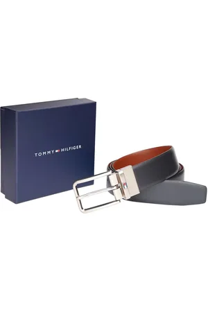 Tommy Hilfiger Men Textured Leather Reversible Belt
