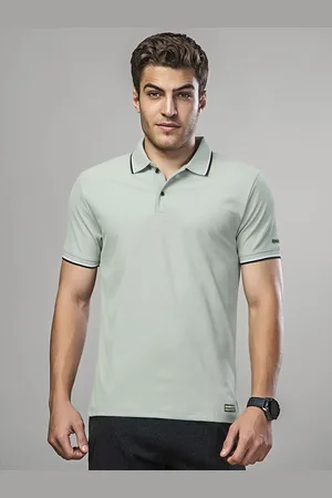 SPORT SUN Men Polo Collar Dri-FIT Pockets T-shirt