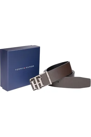 Tommy Hilfiger Men Textured Leather Reversible Formal Belt
