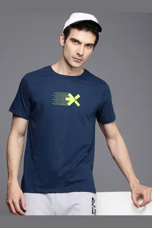 HRX Brand Logo Printed Training T-shirt