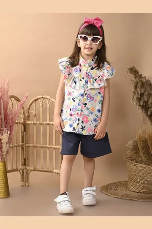 Superminis Girls Printed Top with Shorts