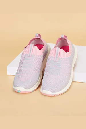 Pantaloons Girls Woven Design Slip-On Sneakers