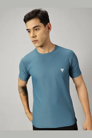 DEB Men Solid Round Neck Cotton T-Shirt