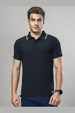 SPORT SUN Men Polo Collar Dri-FIT Pockets T-shirt