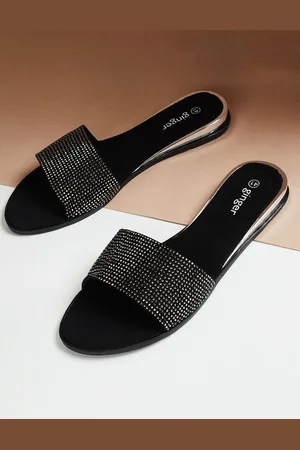 Lifestyle Women Embellished Open Toe Flats
