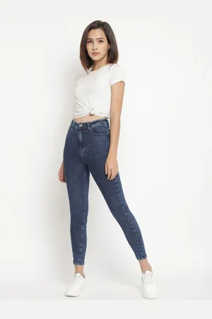 Belliskey Women Blue Skinny Fit High-Rise Stretchable Jeans
