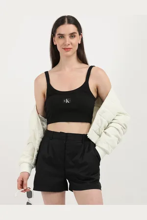 Calvin Klein Women Solid Shoulder Straps Top