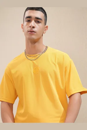 Highlander Men Round Neck Brand Logo Relaxed Sport Tshirt