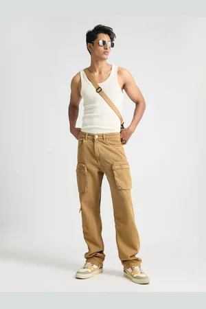 FREAKINS Men Cotton Straight Fit Mid-Rise Jeans