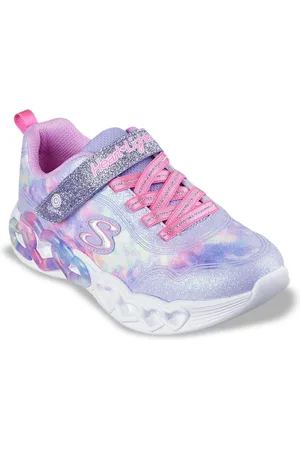 Skechers INFINITE HEART LIGHTS - COLOR Girls Casual Sneakers